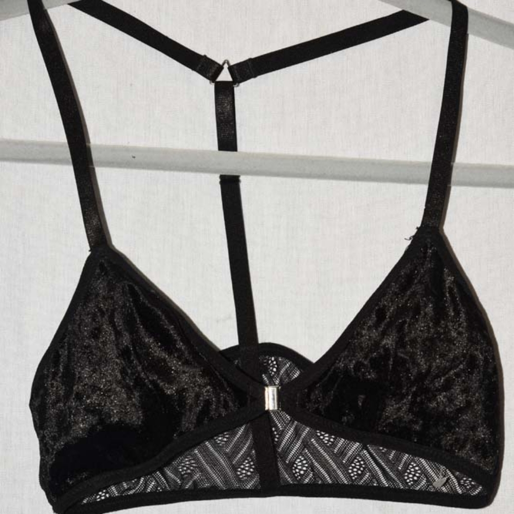 Velvet bralette